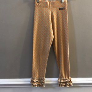 Matilda Jame ruffle leggings. Size 10